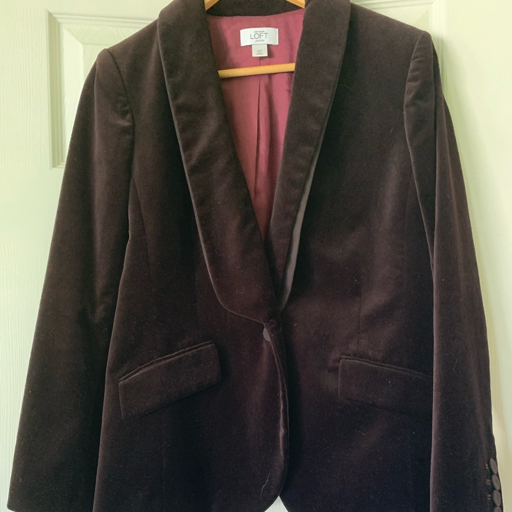 A velvet jacket
